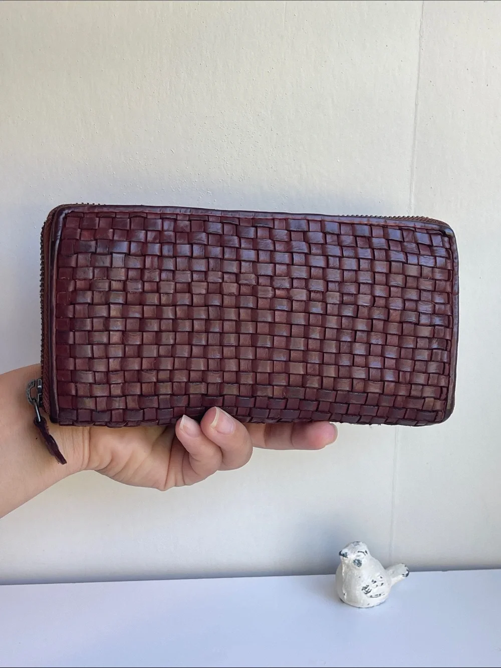 Ashwood Woven Genuine Leather Wallet